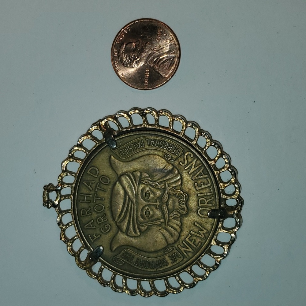 Vintage coin pendant